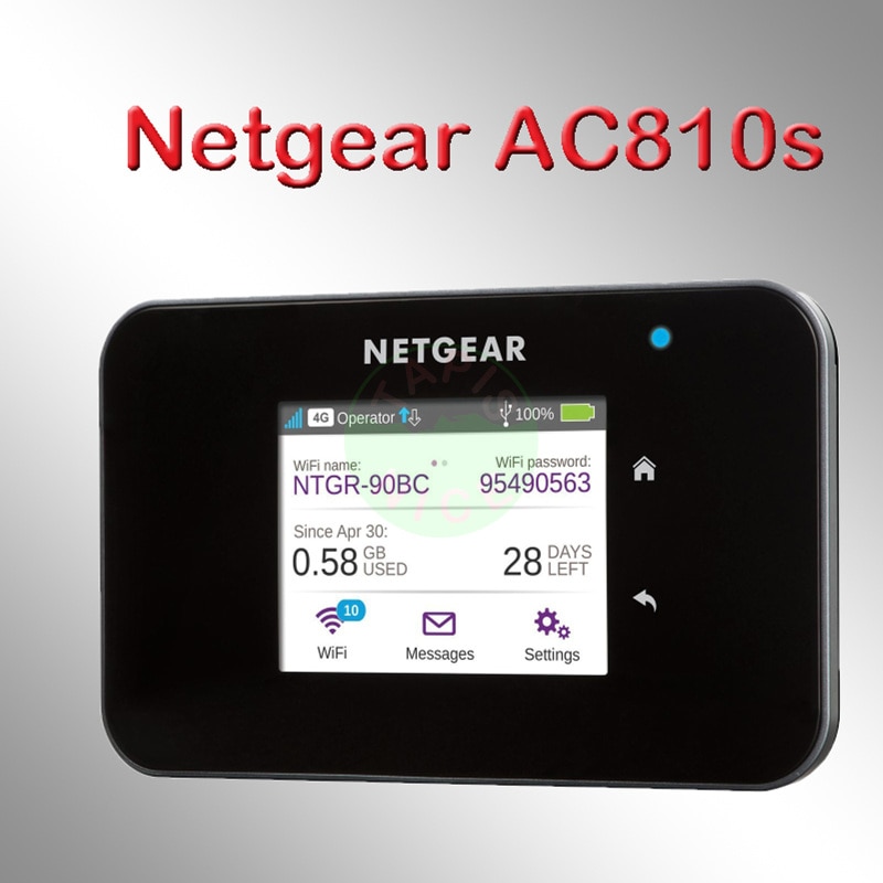    4G WiFi Netger AirCard 810s Ac810s Cat11 600Mbps 4G Wifi  sim ī ִ Mifi dongle 4G  Aircard 810S